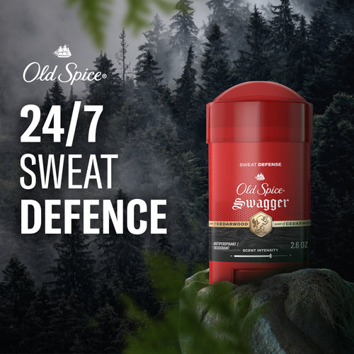 Men'S Antiperspirant Deodorant Sweat Defense Pure Sport plus Stronger Swagger, 2.6 Oz