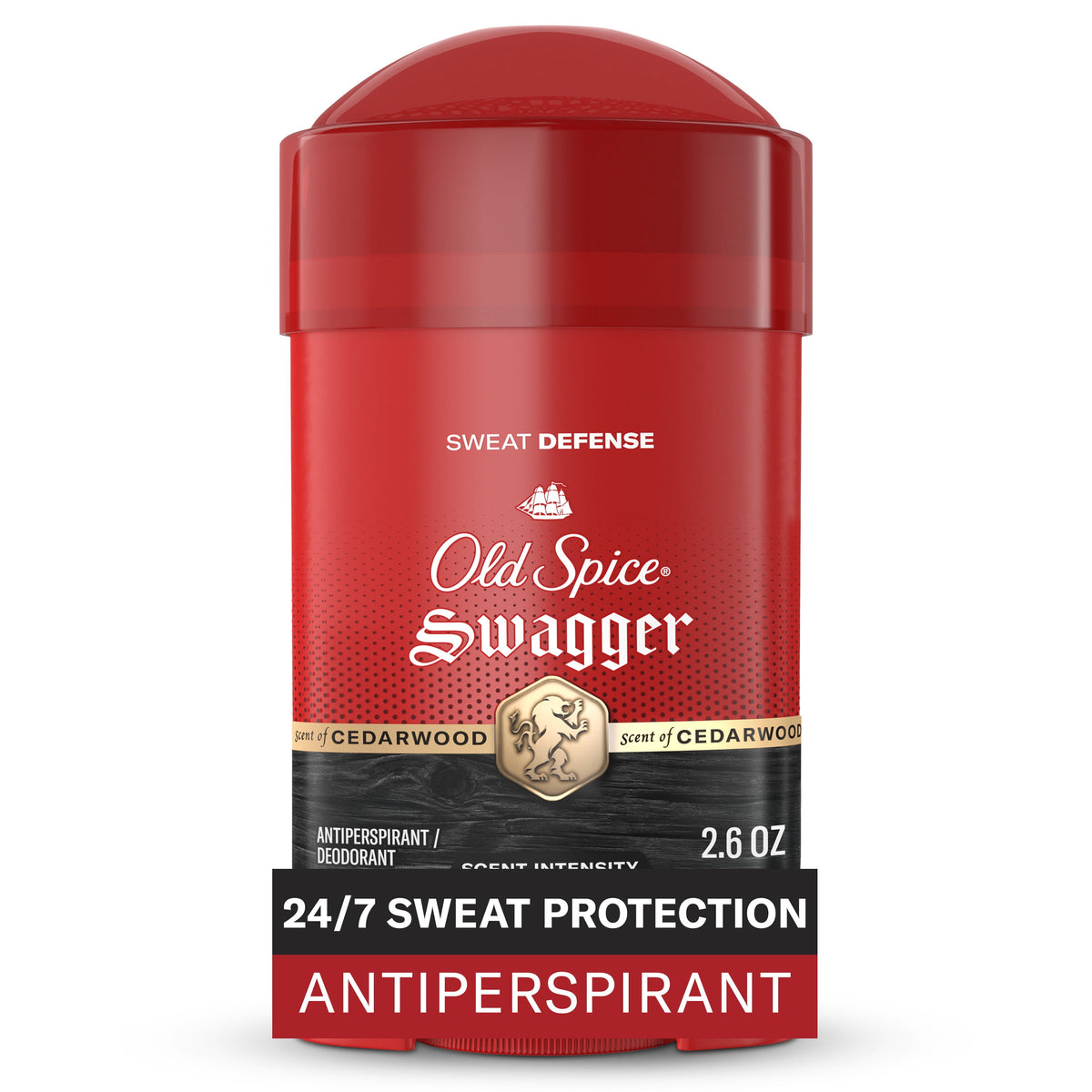 Men'S Antiperspirant Deodorant Sweat Defense Pure Sport plus Stronger Swagger, 2.6 Oz